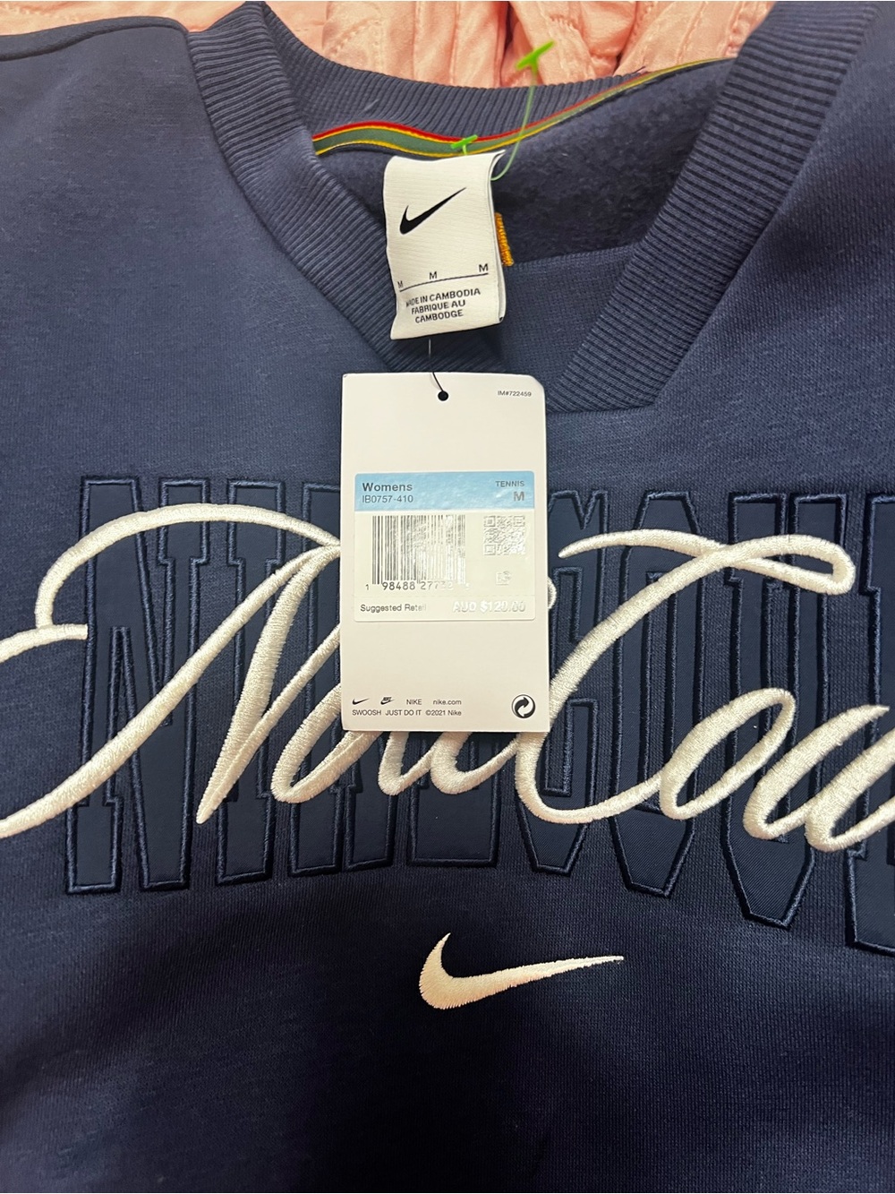 Nike Women's Court Collection French Terry Crewneck Tennis Shirt NWT Blue
Medium - Picture 6 of 13